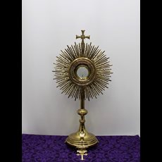21 1/2" Monstrance w/ Sterling Luna SKU C452-152